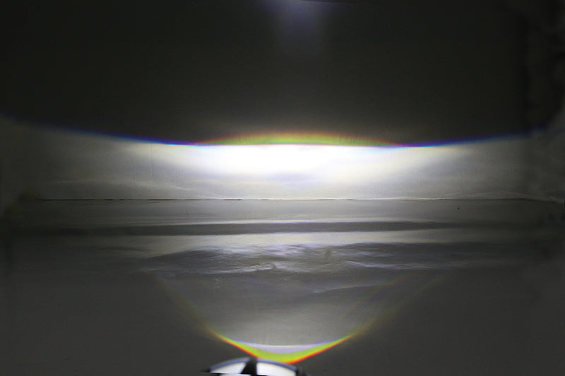 Highsider 45 mm Dual-Stream Motorrad LED Scheinwerfer Schwarz E-geprüft