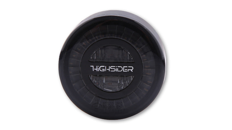 HIGHSIDER Rocket Module Motorrad LED Rücklicht Blinker 3in1 Schwarz Getönt Paar