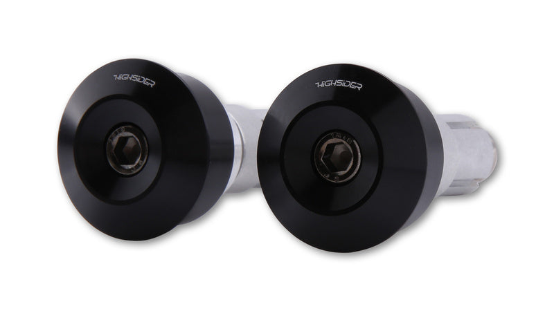 HIGHSIDER DOT Motorrad Lenkergewichte Schwarz Universal (Paar)