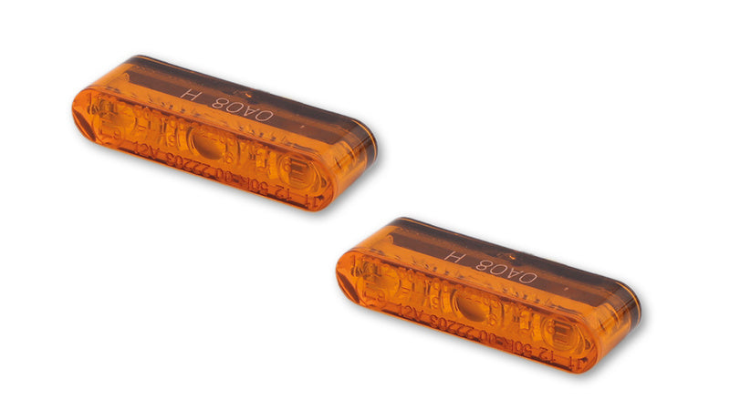 HIGHSIDER Star-MX1 Motorrad LED Blinker Modul Orange E-geprüft (Paar)