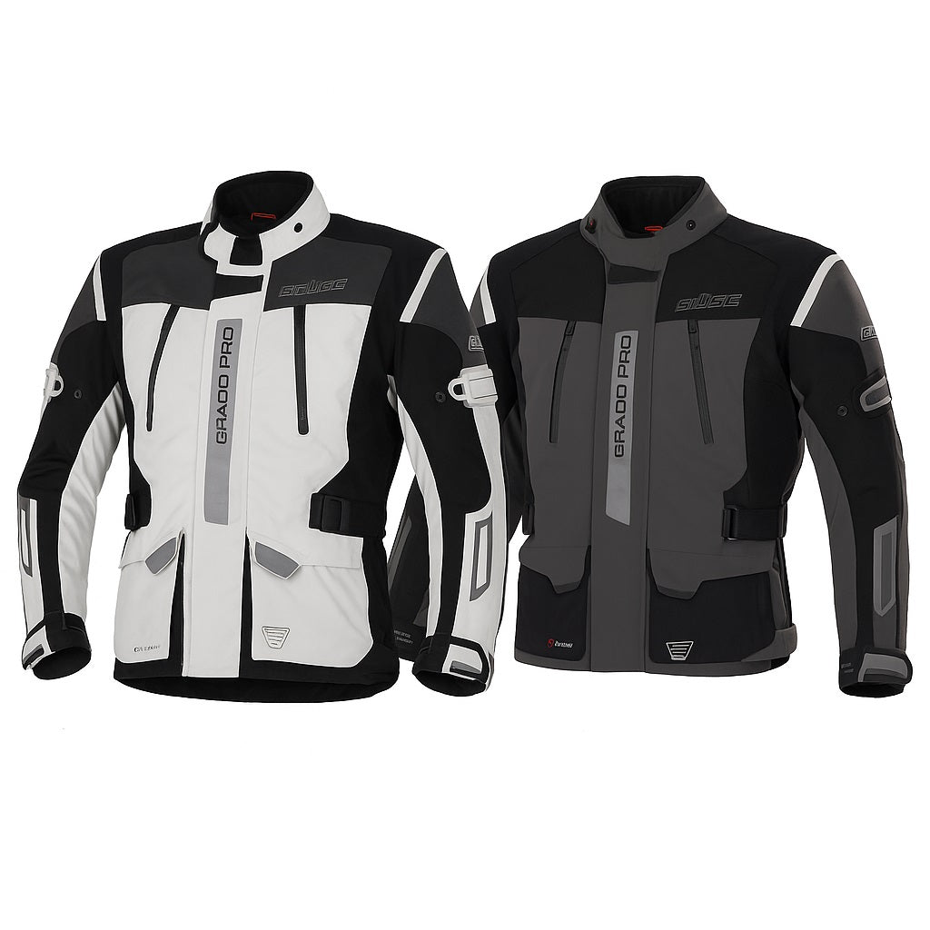 BÜSE Grado Pro Motorrad-Textiljacke wasserdicht mit Protektoren