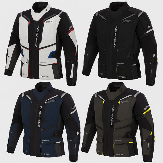 BÜSE Open Road III Motorrad-Textiljacke wasserdicht mit Protektoren
