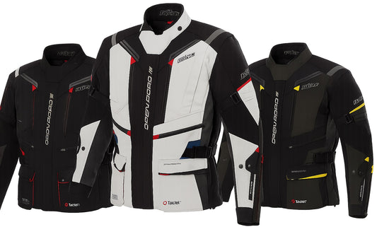 BÜSE Open Road III Motorrad-Textiljacke Damen wasserdicht mit Protektoren