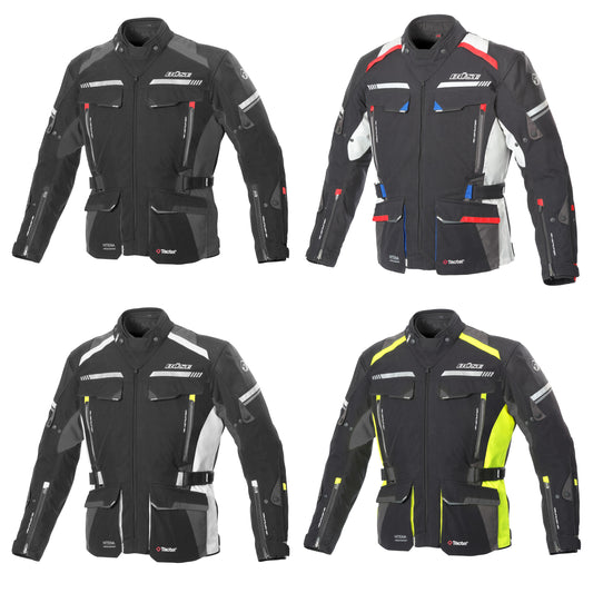 BÜSE Highland II Motorrad-Textiljacke wasserdicht mit Protektoren