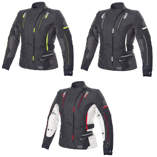 BÜSE Jana Motorrad-Textiljacke Damen wasserdicht mit Protektoren