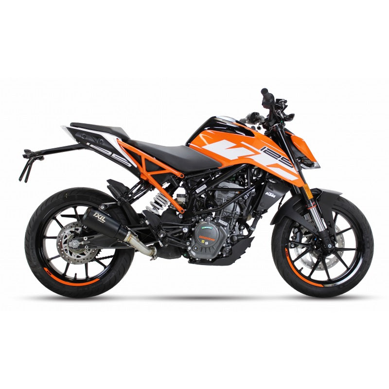 IXIL RB Edelstahl black Auspuff passend für KTM 125 Duke 2017-2020