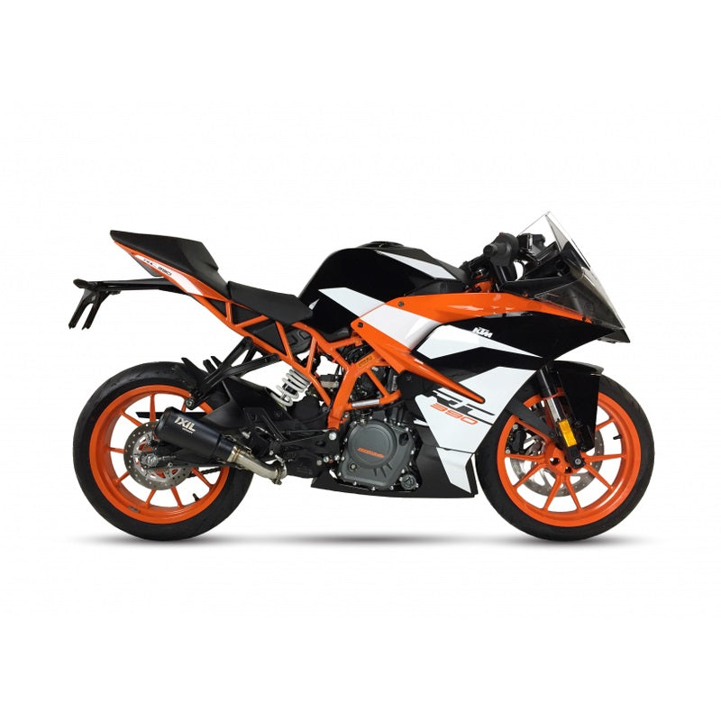 IXIL RB Edelstahl black Auspuff passend für KTM 390 Duke 2017-2020