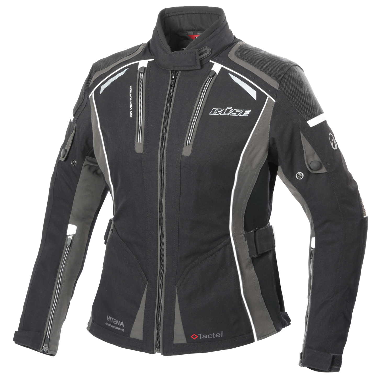 BÜSE Linda Motorrad-Textiljacke Damen wasserdicht mit Protektoren