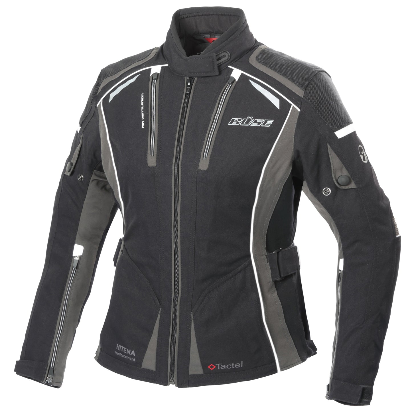 BÜSE Linda Motorrad-Textiljacke Damen wasserdicht mit Protektoren