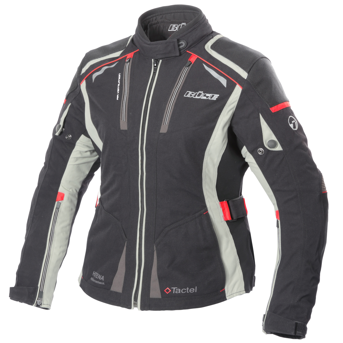 BÜSE Linda Motorrad-Textiljacke Damen wasserdicht mit Protektoren