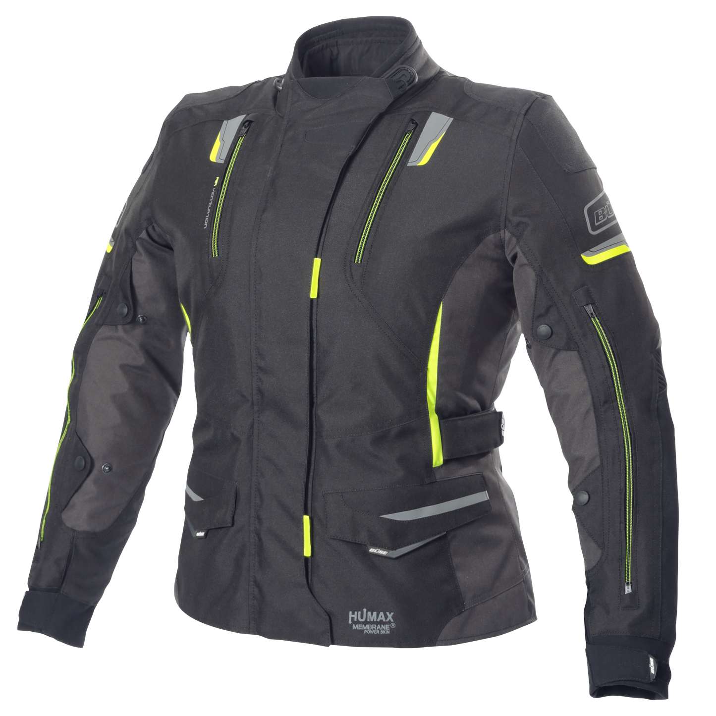 BÜSE Jana Motorrad-Textiljacke Damen wasserdicht mit Protektoren