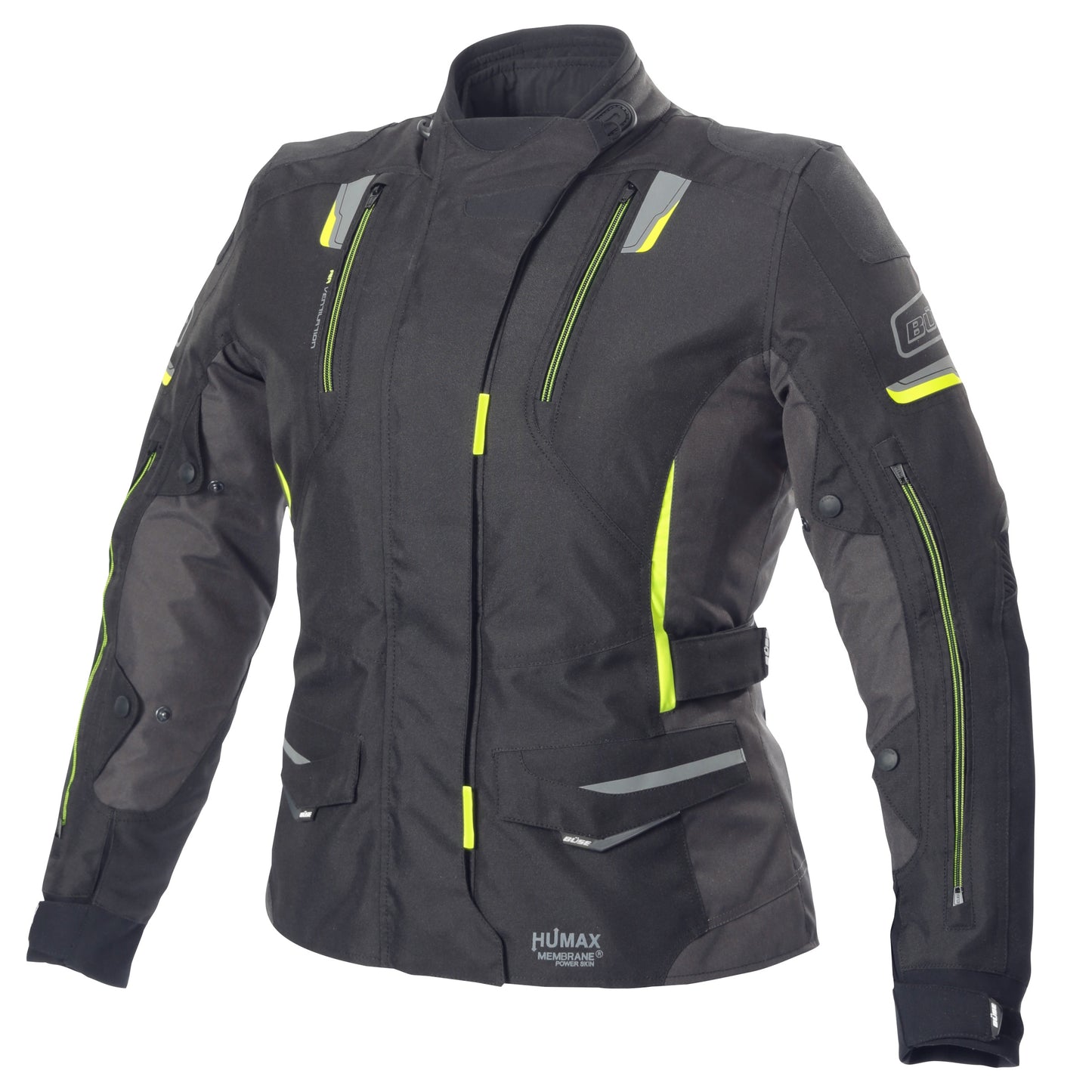 BÜSE Jana Motorrad-Textiljacke Damen wasserdicht mit Protektoren