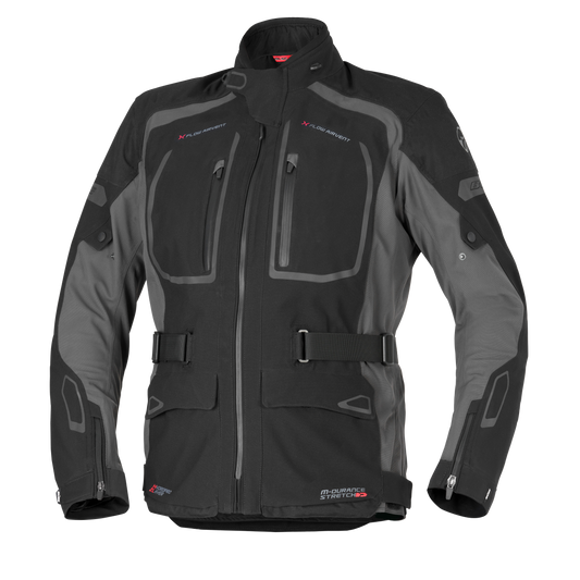 BÜSE Riva Lite Motorrad-Textiljacke Damen schwarz/anthrazit mit Protektoren