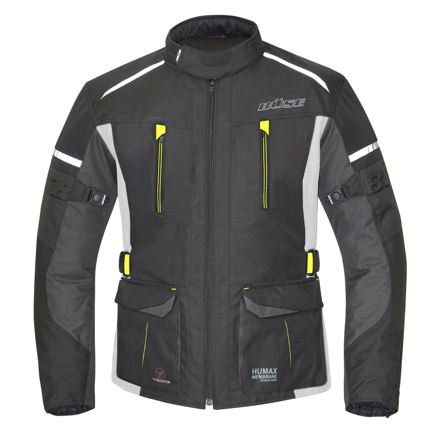 BÜSE Rider Motorrad-Textiljacke Damen wasserdicht mit Protektoren