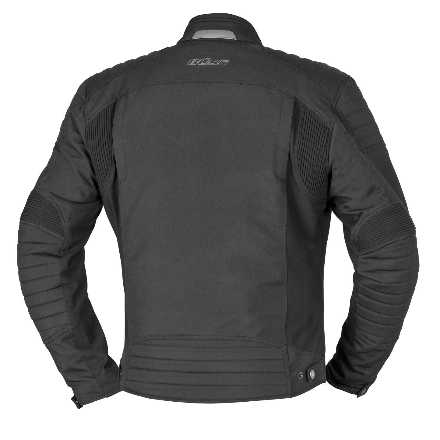 BÜSE Carson II Motorrad-Textiljacke schwarz wasserdicht mit Protektoren