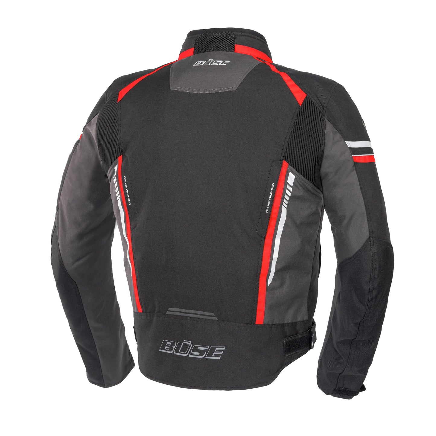 BÜSE Miles Motorrad-Textiljacke wasserdicht mit Protektoren