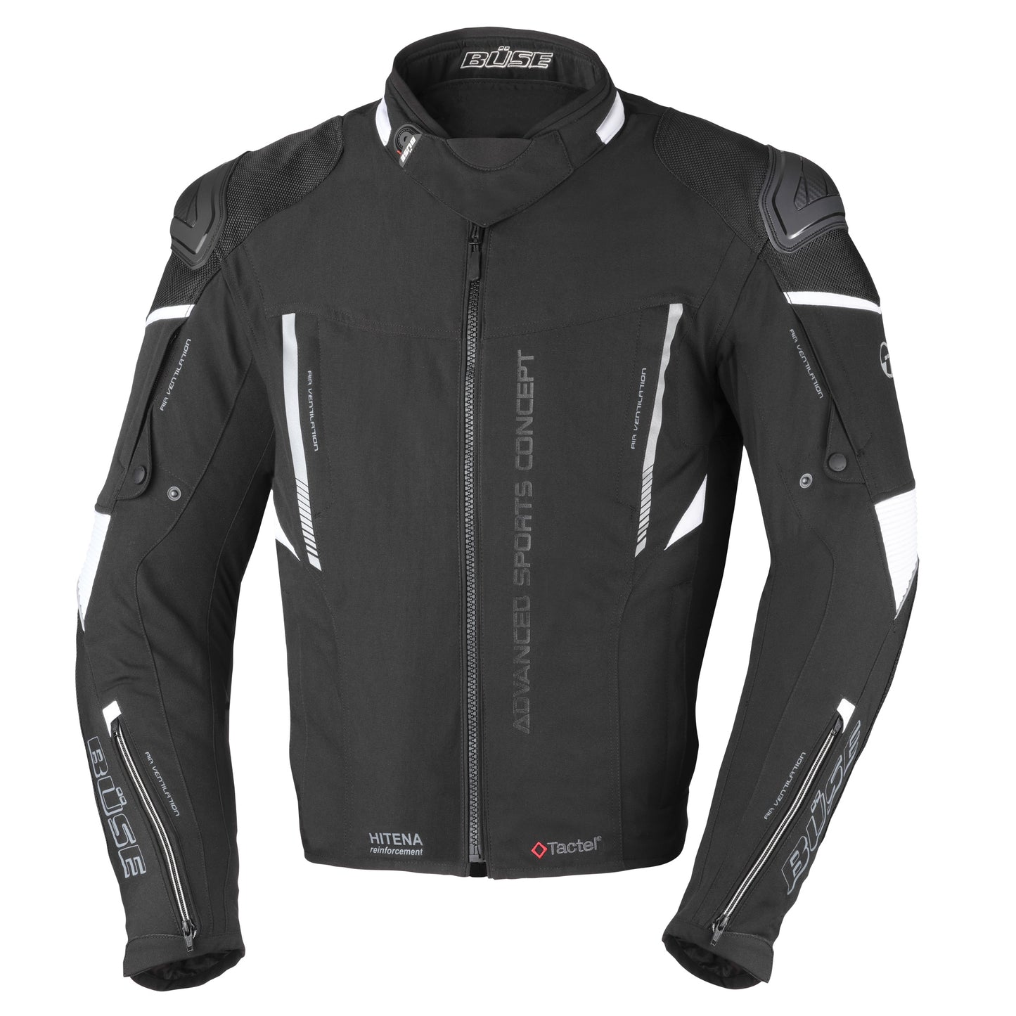 BÜSE Rocca Motorrad-Textiljacke wasserdicht mit Protektoren
