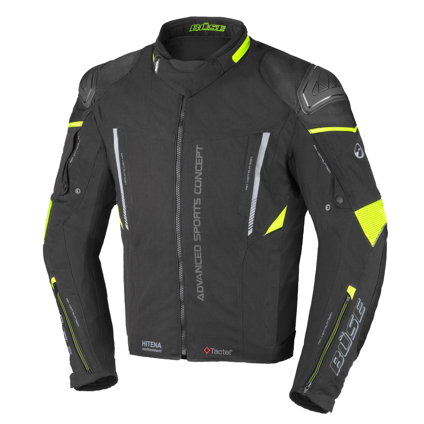 BÜSE Rocca Motorrad-Textiljacke wasserdicht mit Protektoren