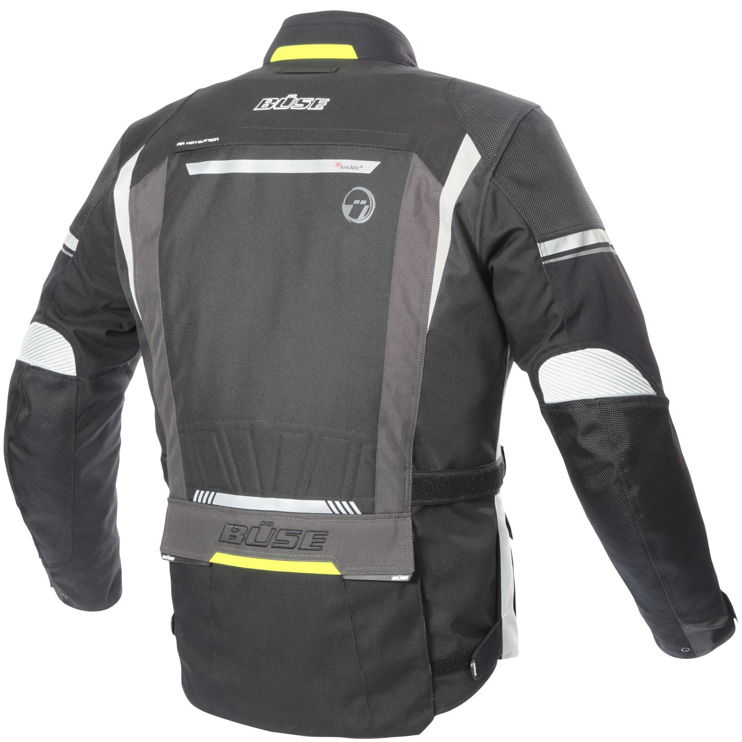 BÜSE Highland II Motorrad-Textiljacke wasserdicht mit Protektoren