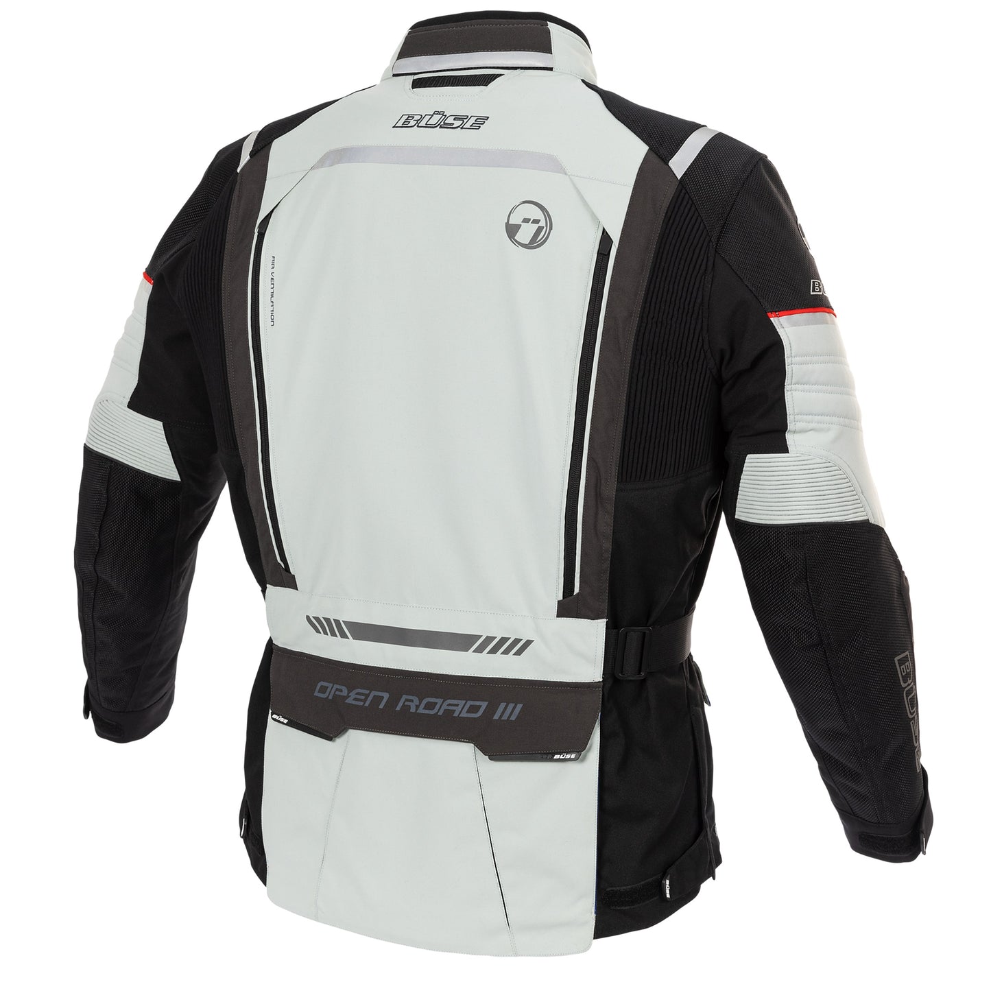 BÜSE Open Road III Motorrad-Textiljacke Damen wasserdicht mit Protektoren