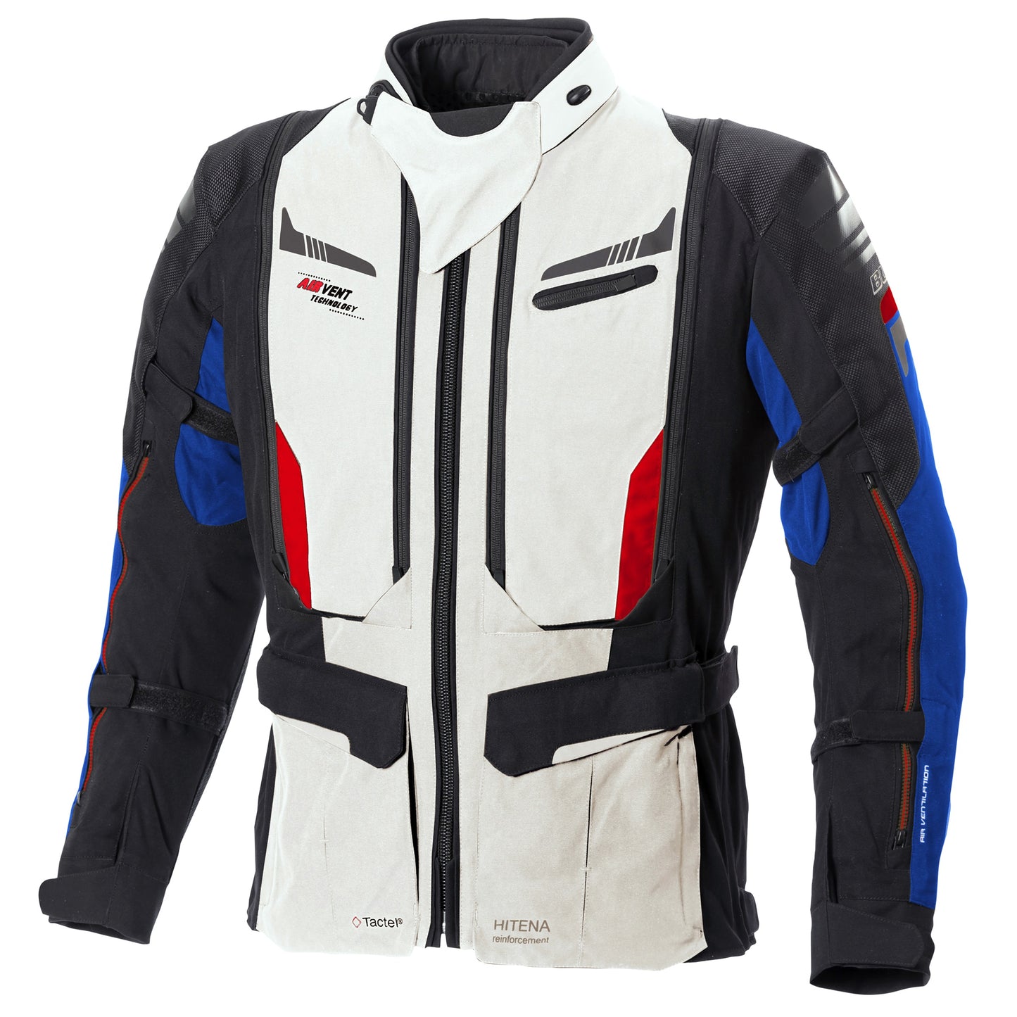 BÜSE Agadir Motorrad-Textiljacke wasserdicht mit Protektoren