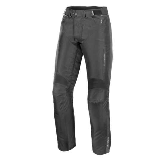 BÜSE Lago II Motorrad-Textilhose schwarz wasserdicht mit Protektoren
