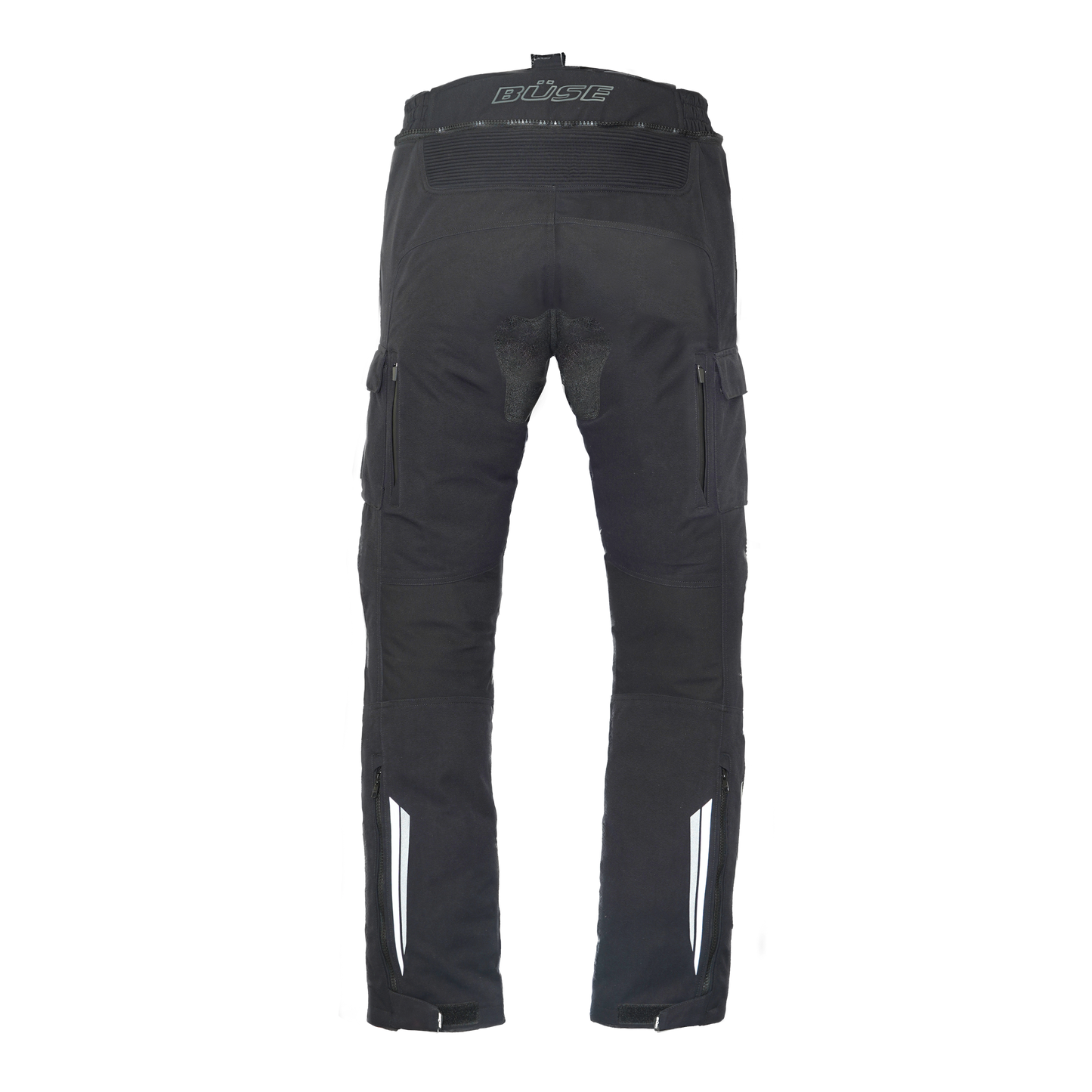 BÜSE Open Road III Motorrad-Textilhose schwarz wasserdicht mit Protektoren