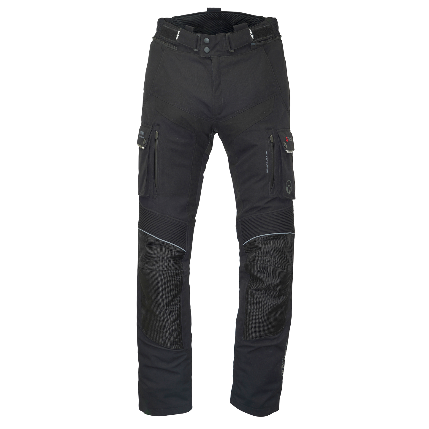 BÜSE Open Road III Motorrad-Textilhose Damen schwarz wasserdicht mit Protektoren