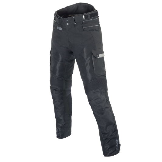 BÜSE Livorno Motorrad-Textilhose schwarz mit Protektoren