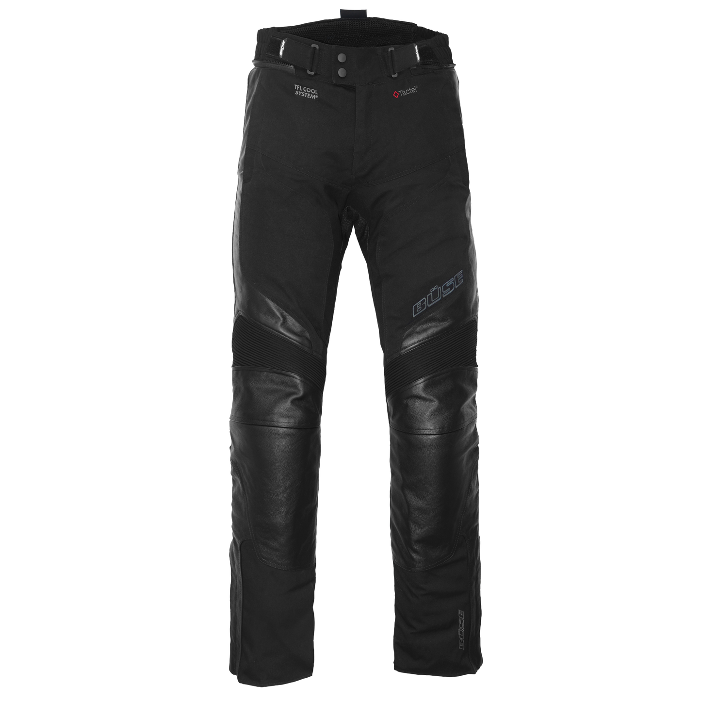 BÜSE Novaro Motorrad-Textil/Lederhose schwarz wasser- & winddicht