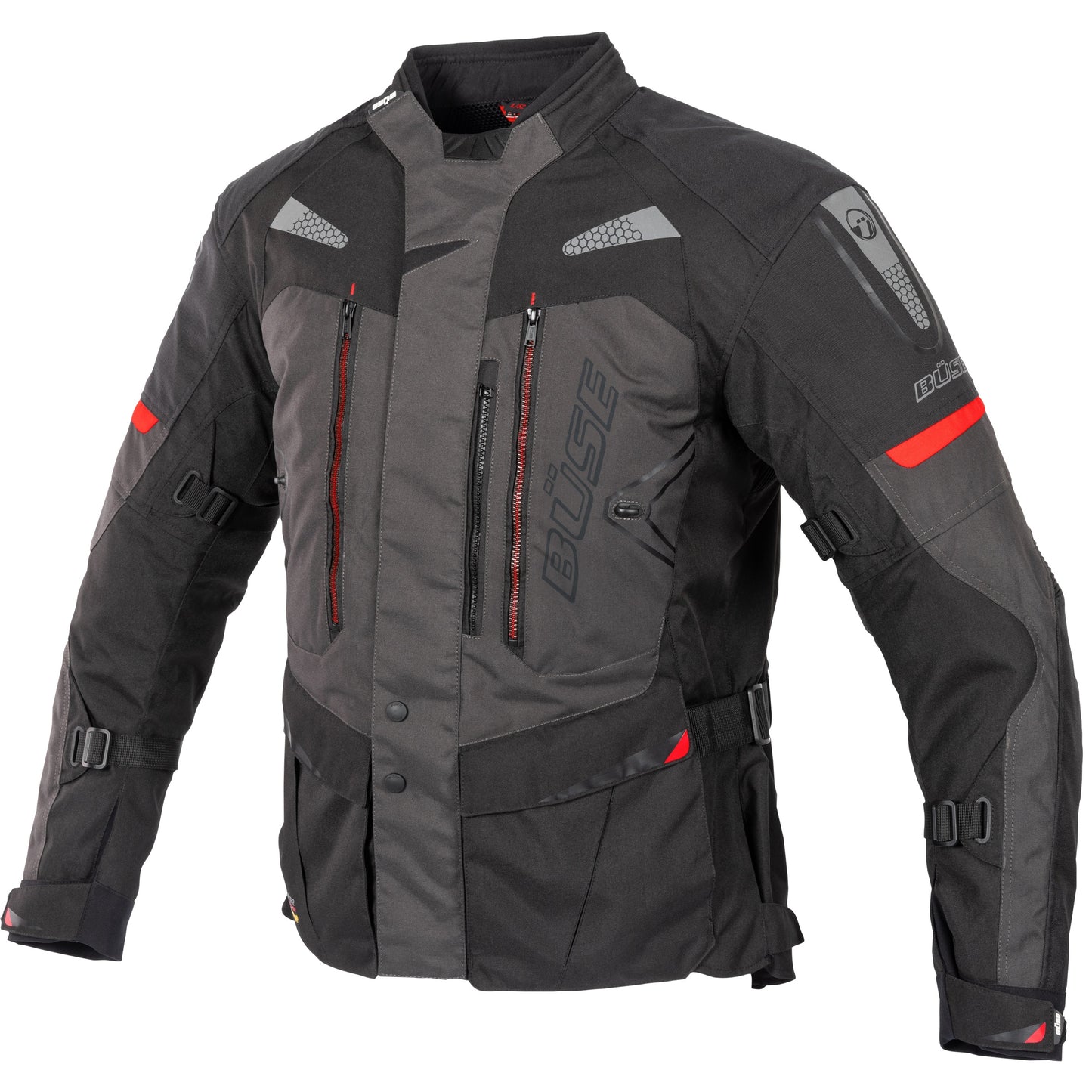 BÜSE Monterey Motorrad-Textiljacke Damen wasserdicht mit Protektoren