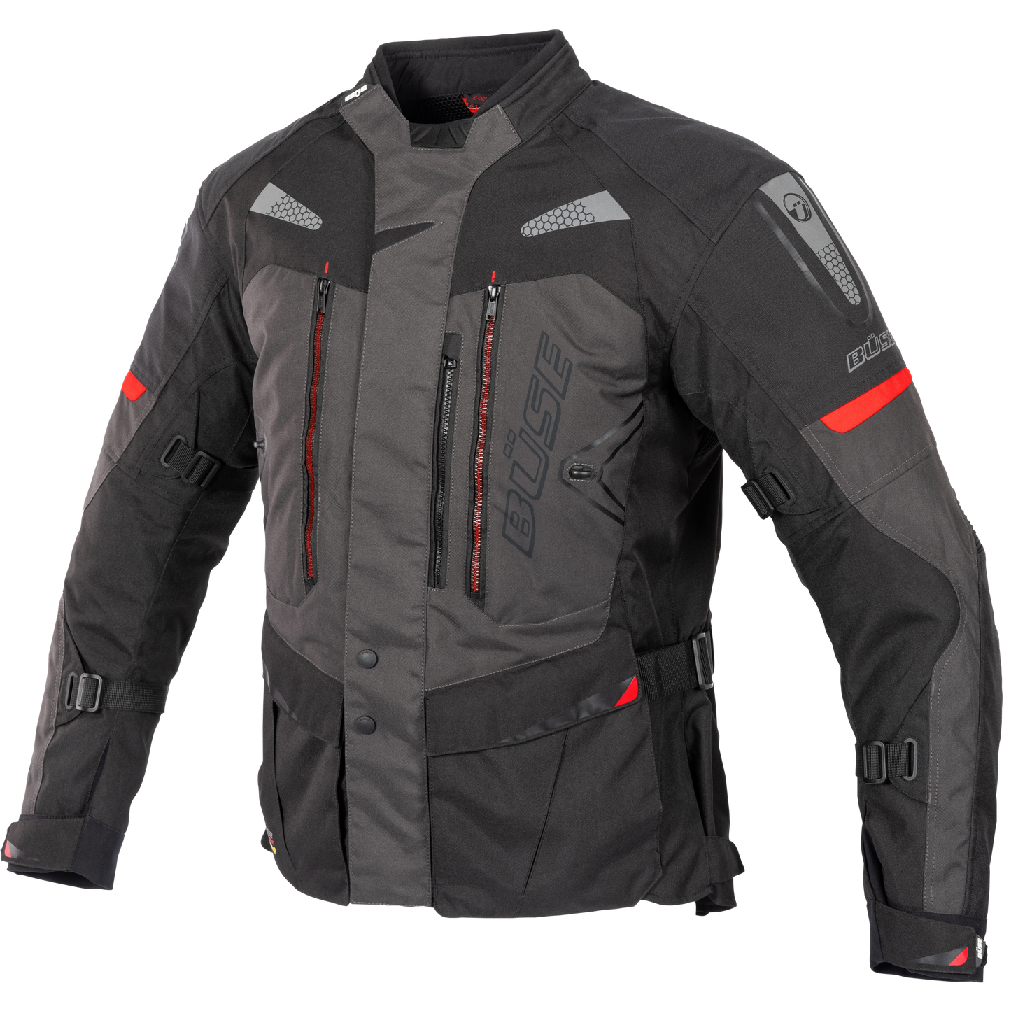 BÜSE Monterey Motorrad-Textiljacke Damen wasserdicht mit Protektoren