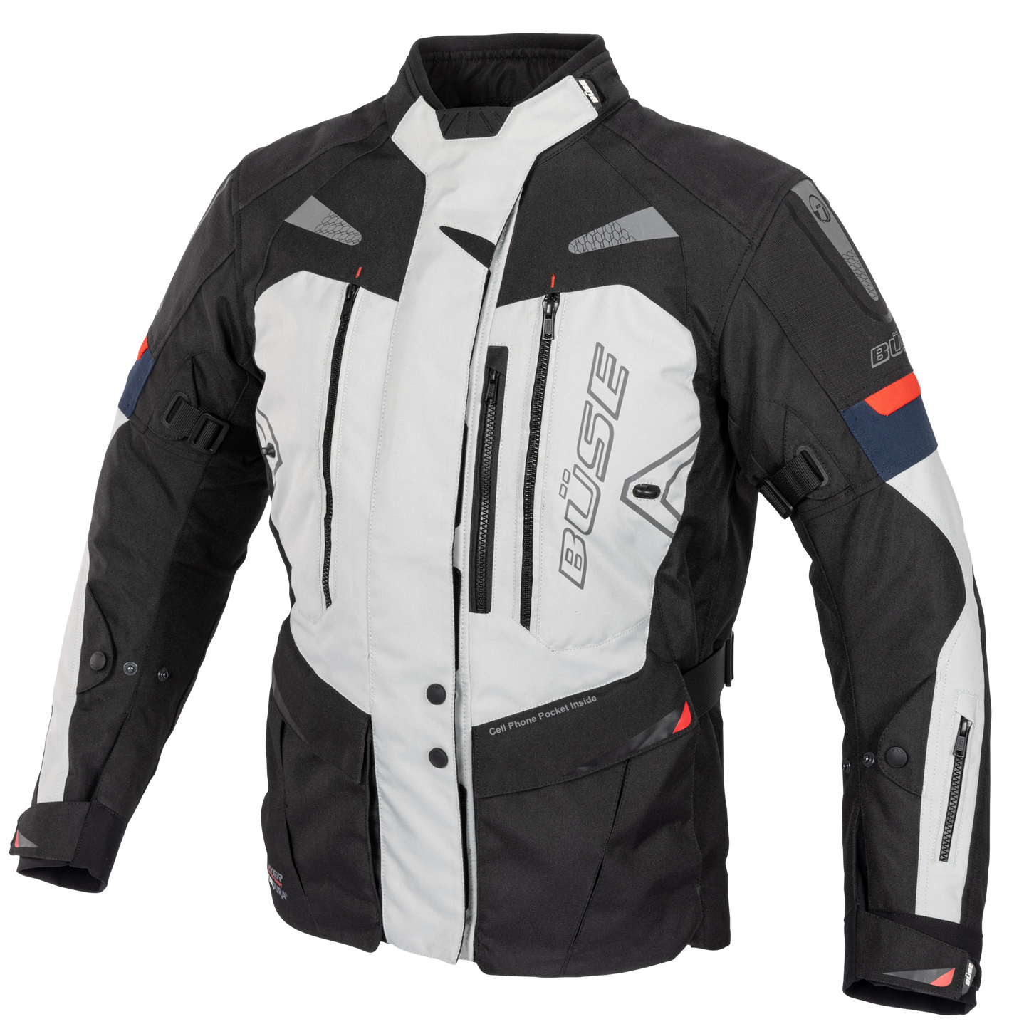 BÜSE Monterey Motorrad-Textiljacke Damen wasserdicht mit Protektoren