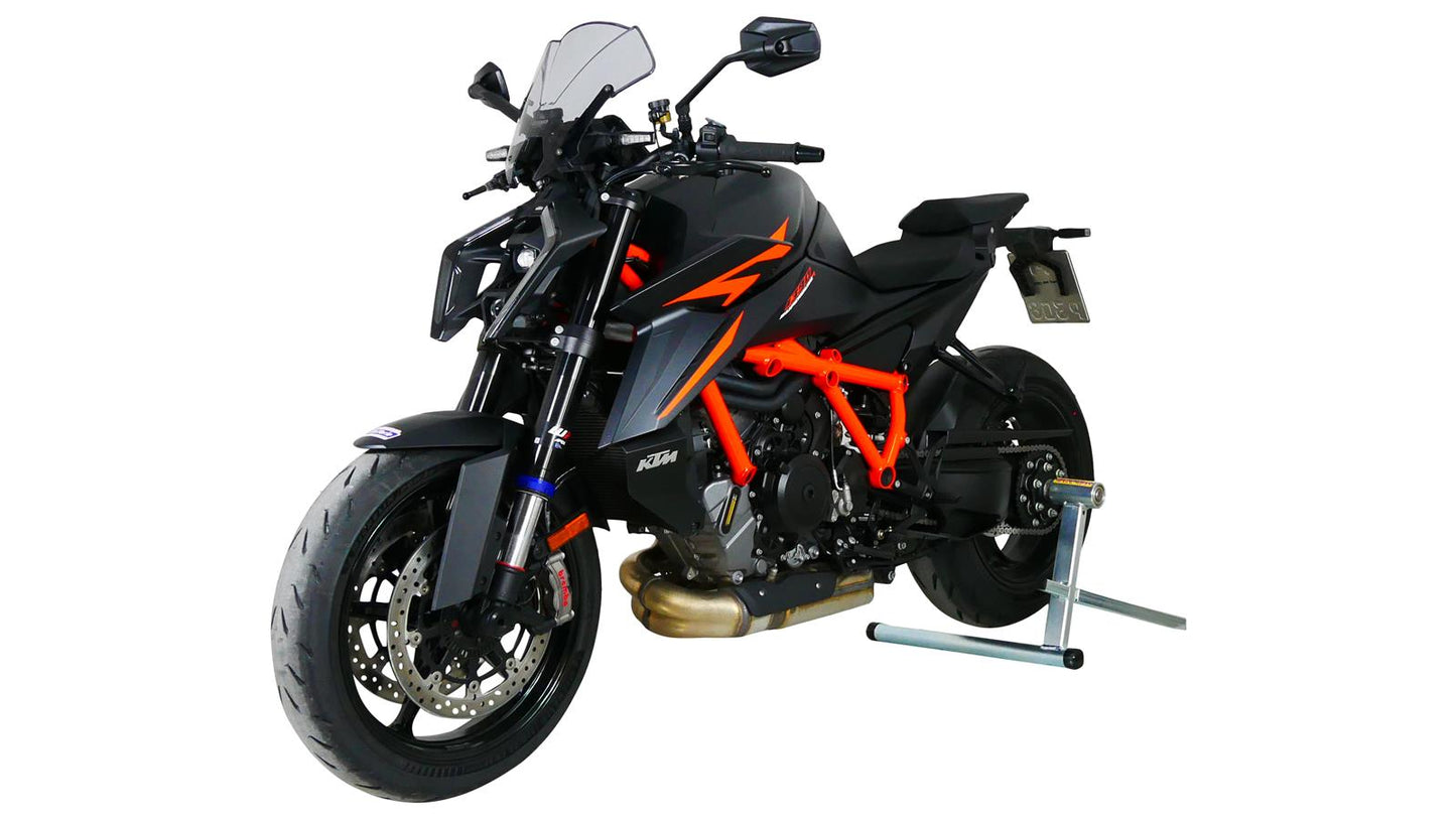 MRA Racingscheibe "NRM" rauchgrau passend für KTM 1390 SUPERDUKE R 2024-