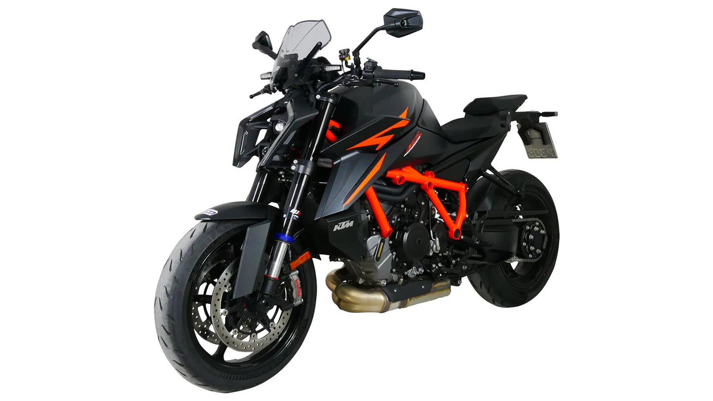 MRA Sportscheibe "NSPM" rauchgrau passend für KTM 1390 SUPERDUKE R 2024-