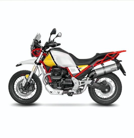 LeoVince LV One EVO Auspuff Edelstahl passend für Moto Guzzi V85 TT 2019-2023