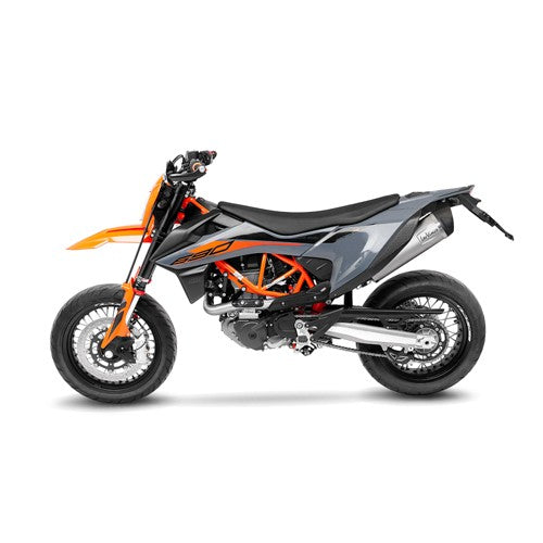 LeoVince LV One EVO Auspuff Edelstahl passend für GAS GAS ES-SM 700 22-24, KTM 690 SMC-R 2019-2024
