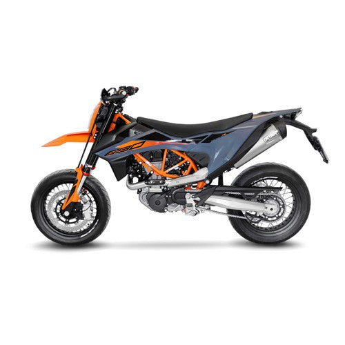 LeoVince LV One EVO Auspuff Edelstahl passend für GAS GAS ES-SM 700 22-24, KTM 690 SMC-R 2019-2024