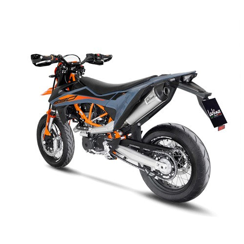 LeoVince LV One EVO Auspuff Edelstahl passend für GAS GAS ES-SM 700 22-24, KTM 690 SMC-R 2019-2024