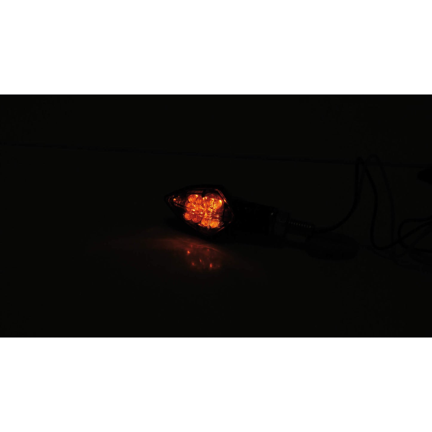 SHIN YO Motorrad LED Blinker Rock Carbon-Look/Rauchgrau E-geprüft (Paar)