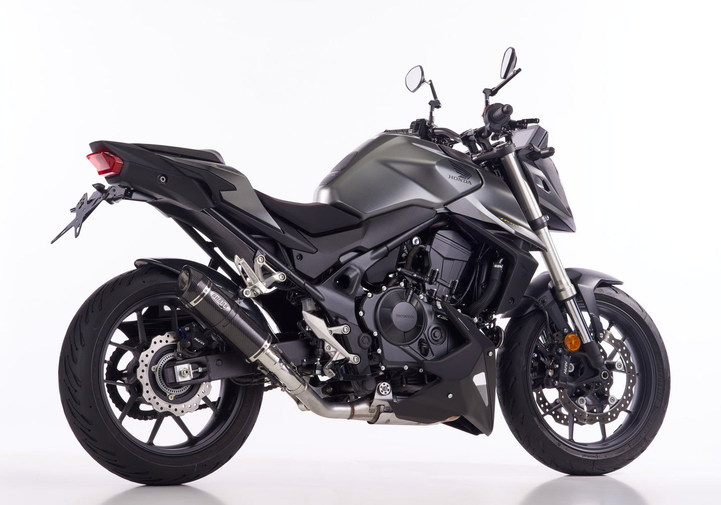 SHARK Street GP Auspuff Super Short passend für Honda CB750 Hornet 2023-2024 - Kama Bike Parts