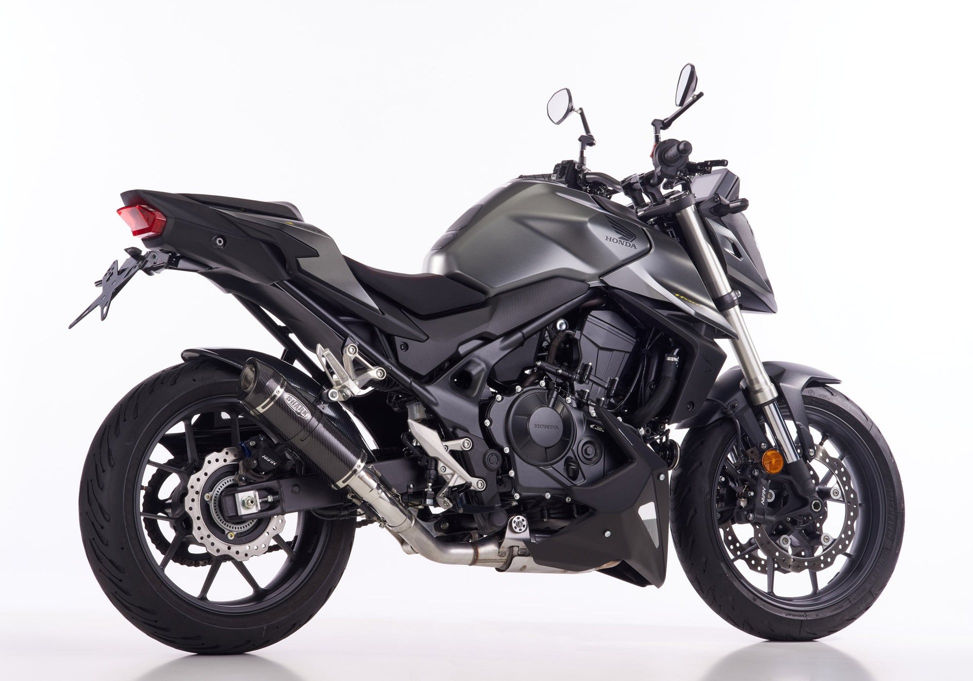 SHARK Street GP Auspuff Super Short passend für Honda CB750 Hornet 2023-2024 - Kama Bike Parts