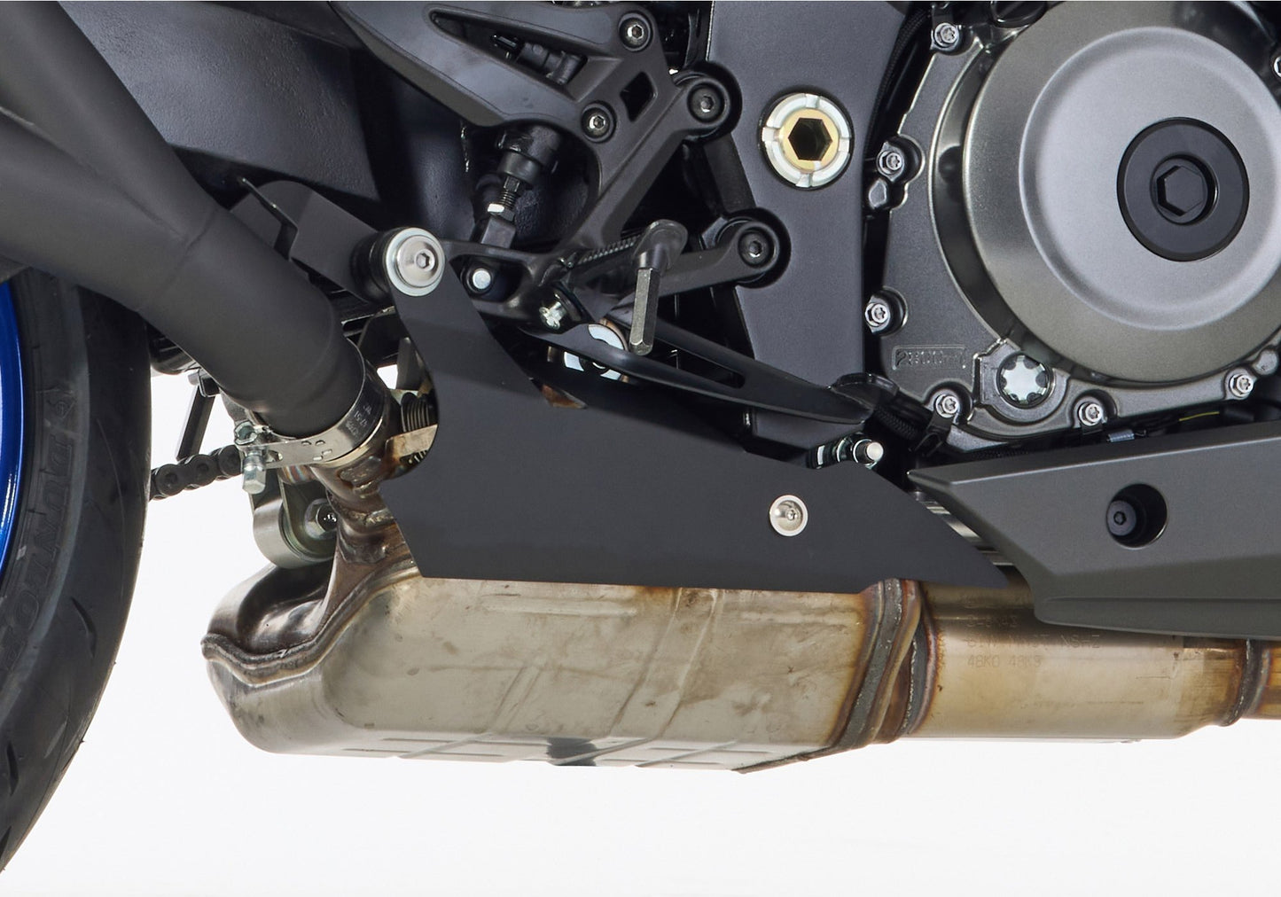 Kollektorblende schwarz passend für SUZUKI GSX-S 1000 S Katana 2019-2025 - Kama Bike Parts