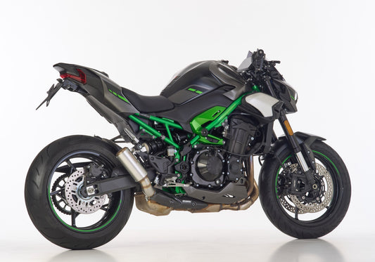 SHARK RCT Auspuff Silber passend für Kawasaki Z900 2017-2019