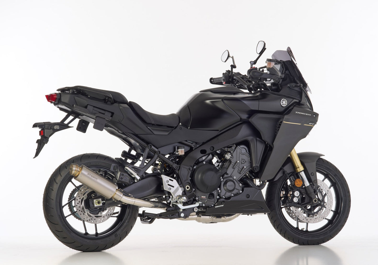 SHARK SRC 4 Auspuff Komplettanlage passend für Tracer 9 GT / GT+ 2025-2026