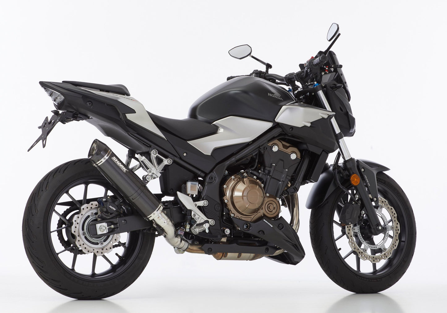 SHARK Street GP Auspuff Carbon passend für HONDA CB500 Hornet 2024-2026
