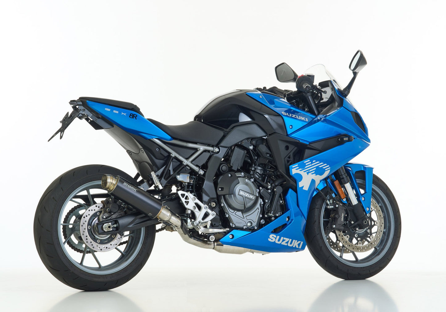 SHARK SRC 4 Auspuff schwarz passend für SUZUKI GSX-8R 2025-2026