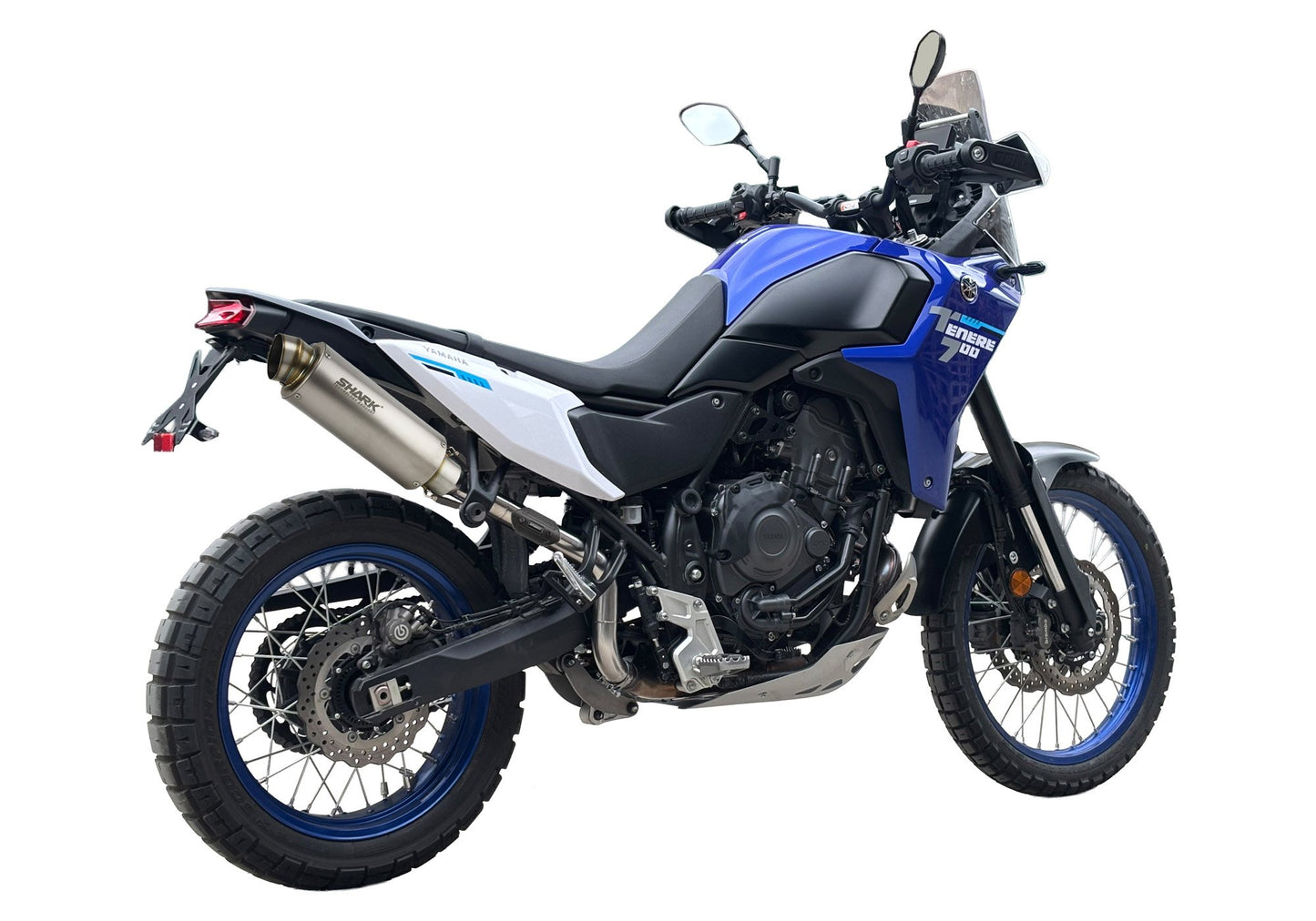 SHARK SRC 4 HIGH UP Auspuff Titan passend für Yamaha Tenere 700 2019-2026