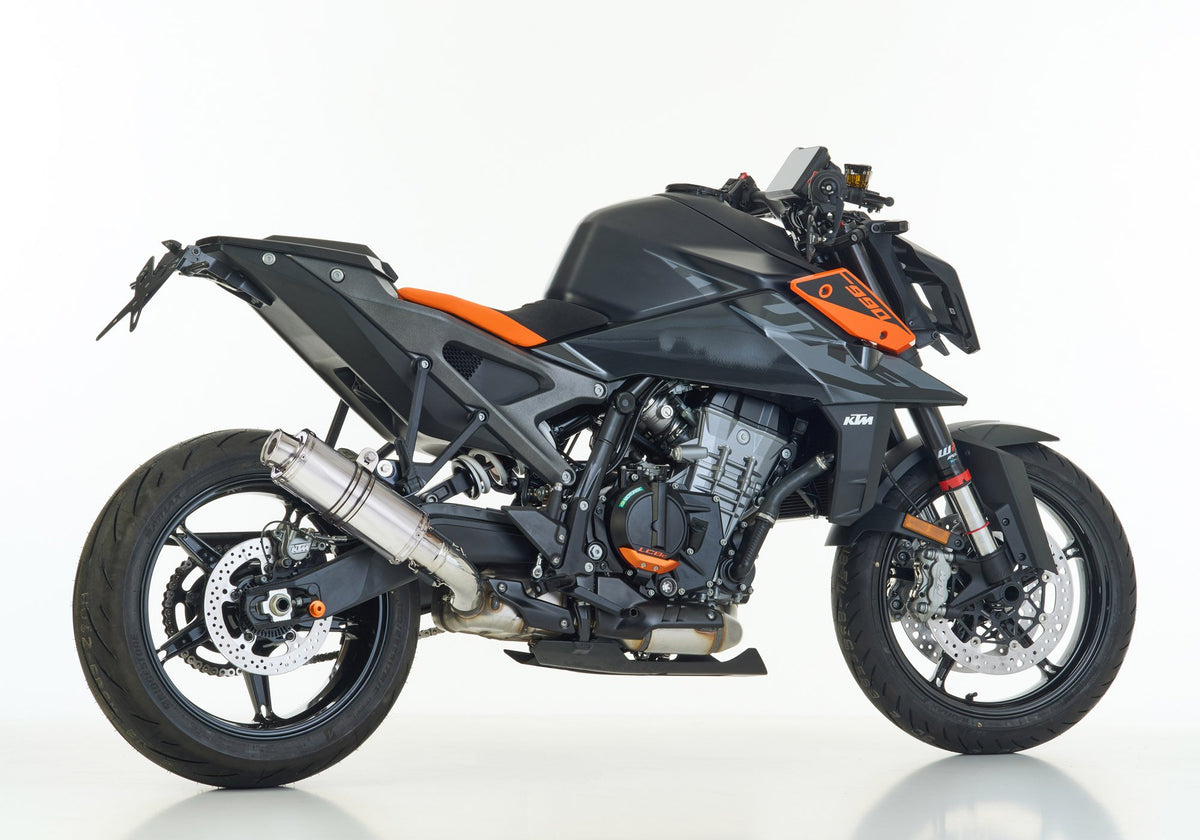 HURRIC Supersport Auspuff silber passend für KTM 990 RC R 2026-2026