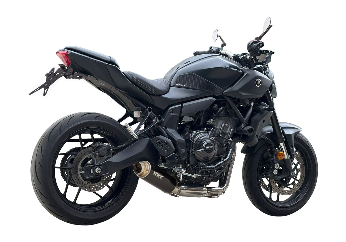 SHARK SRC 4 Auspuff schwarz passend für YAMAHA MT-07 2025-2026